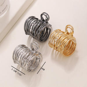 Pinces à <span class=keywords><strong>cheveux</strong></span> en métal pour queue de cheval haute, petites pinces à <span class=keywords><strong>cheveux</strong></span>, barrettes à <span class=keywords><strong>cheveux</strong></span> de requin décoratives - Product Image 4