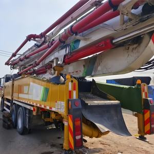 Hoge Kwaliteit Professionele Tweedehands Hydraulische Mobiele Betonpomp Truck Hb 52V (Sitrak) Met 52M Beton Plaatsing Giek - Product Image 5