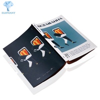 Impresión Personalizada, Libro Revista a Todo Color con Tapa Blanda Transparente Estilo Vintage