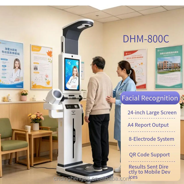Bioimpedance Scale for Medical Examinations Checkweigher Function ODM 24-inch LCD Touch Screen Measures