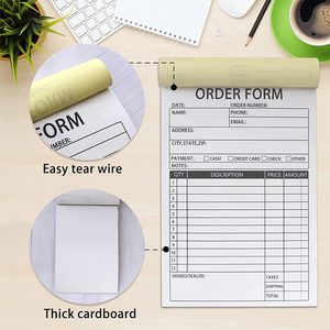 Libretas de Recibos y Facturas para Restaurantes, Impresión al por Mayor en China, Libretas de Recibos Personalizadas de 3 Partes sin Carbón - Product Image 2