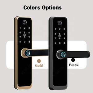 Tuya blocco remoto impronte digitali con la chiave della fotocamera Password Smart Digital Lock Nfc Rfid App intelligente serratura porta - Product Image 6