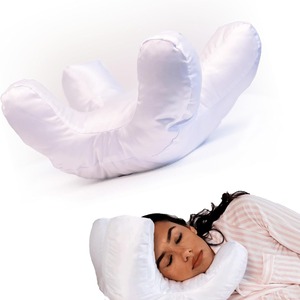 U Shape Neck Support Pillow Ultra Soft Cotton Filled Anti Stiff Neck Deep Sleep Headrest Pillow For Beauty And Comfort - Product Image 1