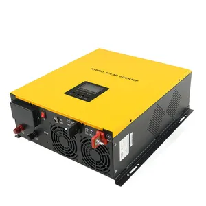 Güç frekansı saf sinüs dalgası hibrid güneş inverteri 12v24v48v konut kullanımı için 220v Off-grid fotovoltaik nesil