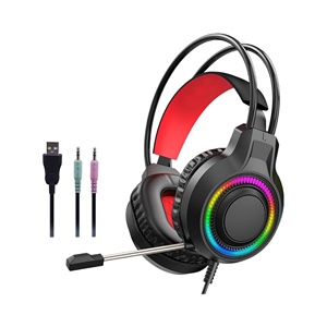 Casque de jeu USB V6S de haute qualité avec microphone pour une expérience audio immersive - Product Image 1