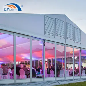200-300 seater 300 people luxury metal frame white large marquee party tents for outdoor wedding party event