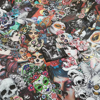 WRAPMASTER Vinilo Adhesivo para Automóviles con Diseño de Dibujos Animados, Baja Adhesión, 1.52*20 Metros