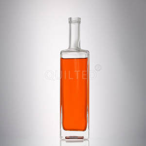 Bouteilles d'alcool <span class=keywords><strong>de</strong></span> luxe carrées à bon <span class=keywords><strong>prix</strong></span> 750ml 75CL <span class=keywords><strong>bouteille</strong></span> en verre <span class=keywords><strong>de</strong></span> vodka vide pour spiritueux - Product Image 2