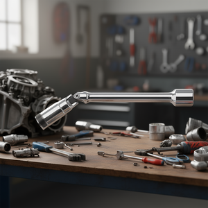 Llave de tubo tipo D 278 con cabezal flexible ajustable en longitud para reparación automotriz - Product Image 3