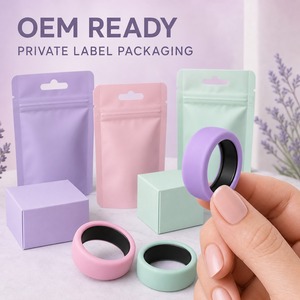 Coque de protection en silicone pour Oura Ring 5/4 Galaxy Ring RingConn Ultrahuman, couleur menthe pastel rose, style macaron doux, pour femmes. - Product Image 2