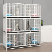 Cage pour animaux de compagnie de grande taille, respirante, avec fermeture à pression, pour chiens, oiseaux et autres animaux, pour hôpital vétérinaire