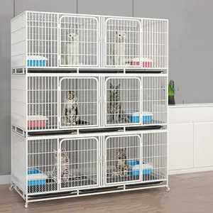 Veterinary Hospital Medical Stainless Steel Pet Dog Bird Animal Cage Pet Cage