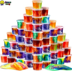 JITENG Slime de Cristal Efecto Cielo Estrellado, Tarro Pequeño Colorido, Slime de Colores Mezclados, Pegamento Espumoso, Fabricante de Slime, Bolsas de Regalo al por Mayor - Product Image 1
