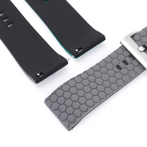 Cinturino da polso in Silicone di nuovo Design a sgancio rapido impermeabile cinturino in gomma per <span class=keywords><strong>Samsung</strong></span> <span class=keywords><strong>Active</strong></span>/ 2 Galaxy 20/22mm cinturino - Product Image 3