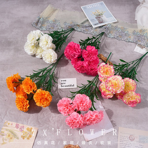 Crisantemos Artificiales de 7 Ramas, Flor de Seda para Decoración de Bodas, Arreglo Floral Transfronterizo, Accesorios de Fotografía - Product Image 2
