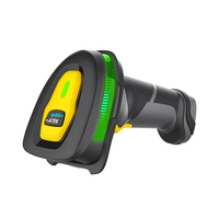 Lector de código de barras portátil ATEK con cable Android, escáner de código de barras 1D 2D con código Qr portátil para almacén de supermercado
