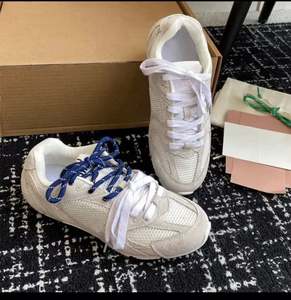 Chaussures décontractées de luxe pour femmes, baskets de sport respirantes en cuir véritable, chaussures de course et de marche pour hommes en plein air - Product Image 5