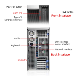 Workstation Tower <span class=keywords><strong>Dell</strong></span> Precision <span class=keywords><strong>T7920</strong></span> con Xeon, Chassis Dual-Channel, Workstation Grafica Professionale per Rendering AI - Product Image 5