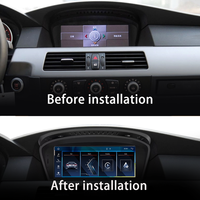 Système Linux 8.8 pouces autoradio stéréo intégré sans fil CarPlay pour BMW série 5 E60 E61 E63 2005-2010 système CCC