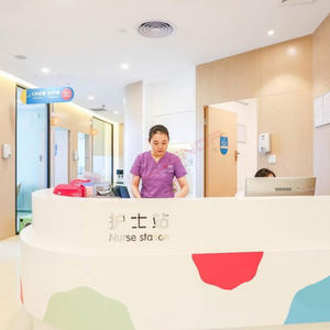 Escritorio de mostrador de estación de Enfermería de Hospital Médico Dental de sala de urgencias pediátricas de metal moderno personalizado - Product Image 1