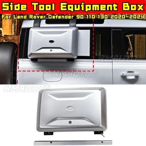 Caja de herramientas lateral, caja de almacenamiento lateral, caja para portaequipajes de techo para Land Rover Defender 90 110 130 2020-2024, accesorios para automóvil - Product Image 2