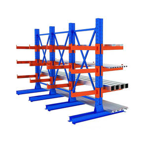 Storage Racks Heavy Duty Warehouse Equipment Steel Cantilever Storage Racks <b>Systems</b> Style Industrial Storage Sheet <b>Metal</b> Rack - Product Image 2