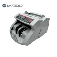 Compteur de factures USD/EUR/IQD/TRY 2108 écran LCD UV/MG multi-devises Machine de comptage détecteur de trésorerie compteur d'argent compteur de factures