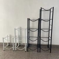 Étagère de rangement robuste à 4 niveaux, de haute qualité, avec paniers amovibles, pour bouteilles d'eau de 5 gallons