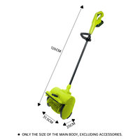 Souffleuse à neige sans fil 20V, souffleuse à neige électrique portable avec plaque de protection, souffleuse à neige alimentée par batterie pour le jardin