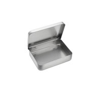 Boîte de rangement pour Kit de survie, organisateur domestique Portable 24 pièces, Kit de premiers secours, stockage d'herbes, pilules artisanat, conteneurs métalliques rectangulaires à charnière