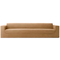 Ensemble de canapés classiques en forme de U et de L, meubles d'intérieur modernes faits à la main, taille personnalisable, canapé doux et confortable pour villa