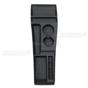 1 unidad de caja de almacenamiento de silicona negra para consola central de coche, para Tesla Model X / S 2012 2013 2014 2015 2016 2017 2018 - Product Image 2