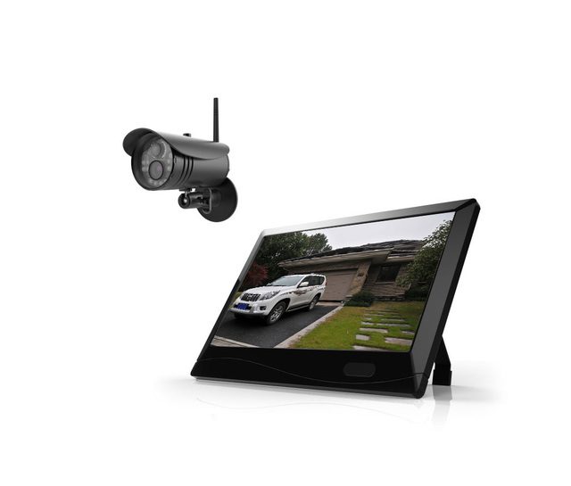 Full HD Remote with One Monitor and One Camera for Home Security