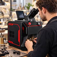 Machine de soudage laser pour bijoux 60W pour la réparation d'anneaux, de chaînes et de bracelets en or et en argent