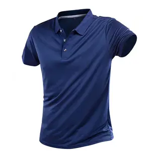Werbe Custom Logo Herren 100% Stoff Baumwolle für Männer Polo-Shirts