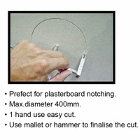 Outil durable et portable : Coupe-cercle réglable pour plaques de plâtre, luminaires, tuyaux et métaux – Idéal pour le bricolage