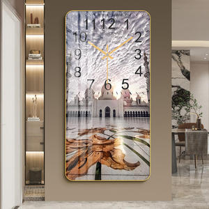 Modern Art Deco <strong>Wall</strong> Clock Fashionable Islamic <strong>Decor</strong> Mural Print <strong>Hanging</strong> for Home Hotel Space for Muslim Architecture <strong>Decor</strong> - Product Image 3