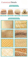 CHAPEAUX DE SAFARI pour HOMME, accessoire DE RAPHIA avec CROCHET, RAPHIA fin, sur mesure, en RAPHIA