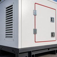Genset Diesel Kedap Suara 100kVA untuk Cadangan Daya Industri LINGGE Tiga Fasa 400V 50/60Hz