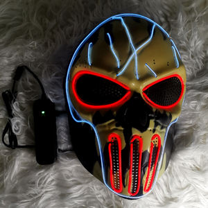 Mascherina da uomo leggera ET aliena marziana Goblin invasione, rosso e bianco - Product Image 3