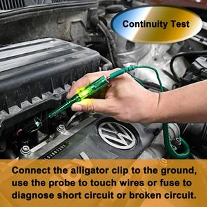 Yüksek Kaliteli ISO9001 Sertifikalı Araba ve Motosiklet Tamir 6V/12V/24V Sigorta Test Kalemi - Product Image 6