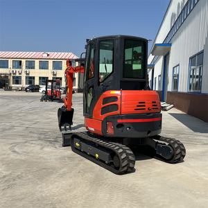 รถขุดขนาดเล็ก LOGWAY สำหรับงานดูแลสวน เครื่องยนต์คูโบต้า ผลิตจากโรงงานในจีน ได้รับการรับรองมาตรฐาน CE EPA และ EuroV สำหรับรถขุดขนาดเล็ก - Product Image 3