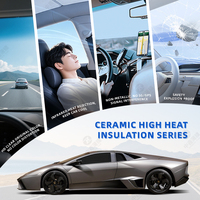 Envío Rápido, Lámina de Nano Cerámica para Ventanas de Auto, VLT 70%, Aislamiento Térmico, Protección UV del 99%, Película Solar Automotriz para Vidrios de Auto