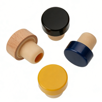 Bouteille d'huile d'olive personnalisée avec logo laser sur le dessus en bois, verseur d'huile d'olive 19,5 mm 18,5 mm 16,5 mm, bouchon en liège