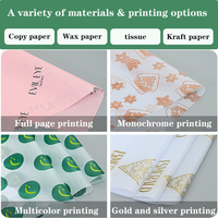 Rouleau de papier de soie noir 17 g/m² personnalisé avec logo, recyclable, écologique, imperméable, fait main, jetable, résistant à la graisse pour emballage cadeau