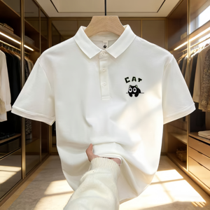 <span class=keywords><strong>Polo</strong></span> da uomo di alta qualità, semplici, eleganti, traspiranti e fresche, top estivi e t-shirt da uomo stampate - Product Image 1