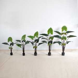 DKB Factory Cheap Price Taro Leaf Artificial Plants for Indoor Outdoor Home Decoration High Quality <b>Tree</b> Plant - Product Image 1