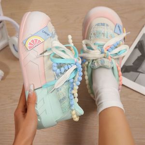 Chaussures De Femme Trendy Women's Fashion Mujer Platform Sneakers Casual <b>Shoes</b> - Product Image 2