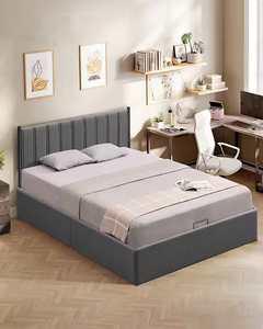 <span class=keywords><strong>Letto</strong></span> Moderno con Contenitore Idraulico e Sistema di Sollevamento a Gas, <span class=keywords><strong>Letto</strong></span> Imbottito con Blocco Materasso e Ampio Spazio Contenitore - Product Image 1