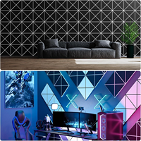 Panneau mural décoratif en feutre 100% polyester, prix raisonnable, panneau d'isolation acoustique pour hôtel, solution de conception de modèle 3D